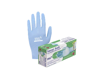 Luva Nitrílica Descartável Sensi Plus